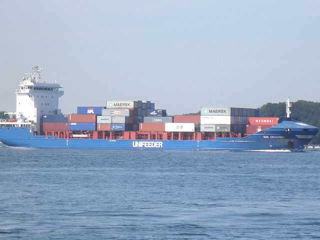 Feeder-Containerschiff  WMS Groningen