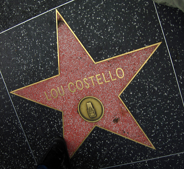 Great L.A. Walk (1357) Lou Costello