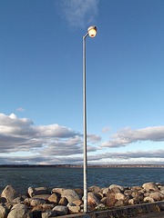 Lampadaire aquatique / Aquatic sea lamp - 20 novembre 2011