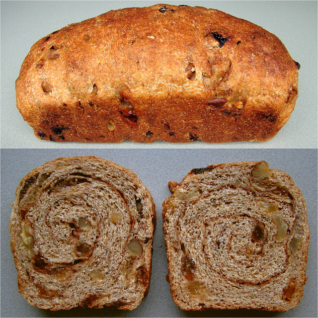 WGB Challenge #20: Whole Wheat Cinnamon Raisin Walnut Bread