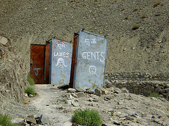 WC en haut Himalaya
