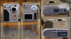 Leica's first digital camera, the Digilux, made in collaboration with Fuji.