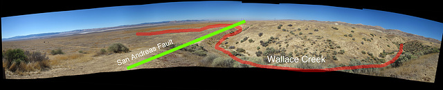 Wallace Creek annotated