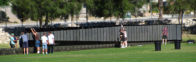Vietnam Memorial Moving Wall at DHS High School (2483)