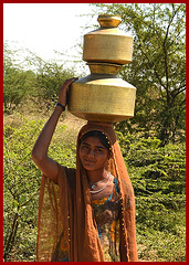 Water carrier. India.