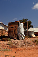 Classic Australian outback dunny (toilet)