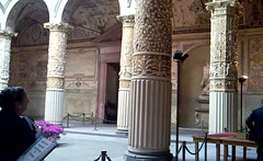 Eingang in den Palazzo Vecchio
