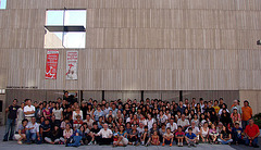 Grupo de la J.M.J. en Pamplona