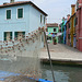 Burano,dans la lagune de Venise