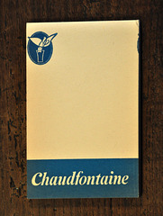 Notepad of Chaudfontaine