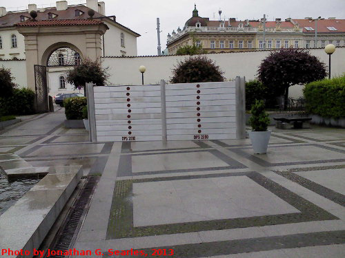 Flood Barriers at the Malostranska Metro Station, Malostranska, Prague, CZ, 2013