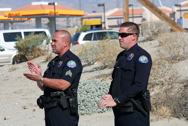ipernity: DHS Police at I-10 Overpasses Ribbon Cutting (3380) - by Ron