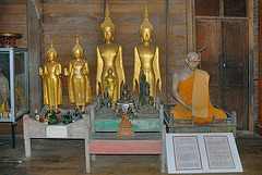 Buddha place inside the abbot housing