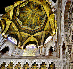 Cúpula de la mezquita de Córdoba.