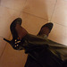Lady 72 / Escarpins et pantalons de cuir - Leather pants and high heels /Originale