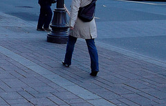 La Dame Subway en talons hauts / Subway Lady in high heels - 1er décembre 2011 / Recadrage