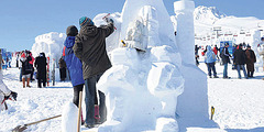 In Erciyes Mountain international snow festival