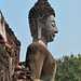 Historic Buddha statue in Sukhothai