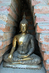 Buddha in lotus sitting position