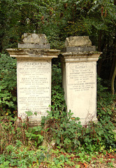 Shepherd Family  Memorials, Nunhead Cemetery, Peckham, South London