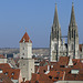 Regensburg - Blick von der Dreieinigkeitskirche