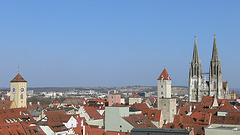 Frühlingshimmel über Regensburg