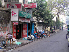 Laundrymen. Central Kolkata.