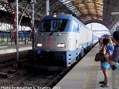 CD #380015-8 Arriving into Praha Hlavni Nadrazi, Prague, CZ, 2013