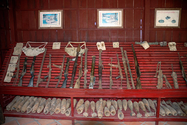 Exhibits in the war museum