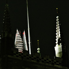 shard and southwark cathedral, london