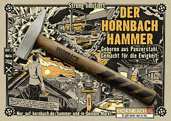 Naskita el tankoŝtalo, sed farita por la eterneco: La Hornbach-martelo