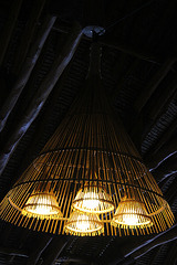 Lampe en bambou