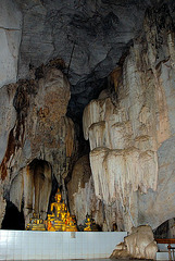 In the cave Tam Khao Wong