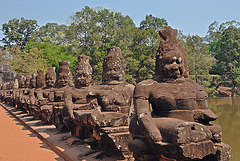 Causeway to the Angkor Thom south gate