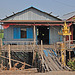 Housing along the causeway to Chong Khneas