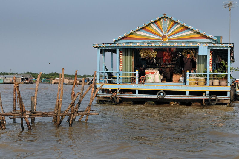 Floating store for local residents