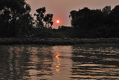 Sunset over Tonlé Sap