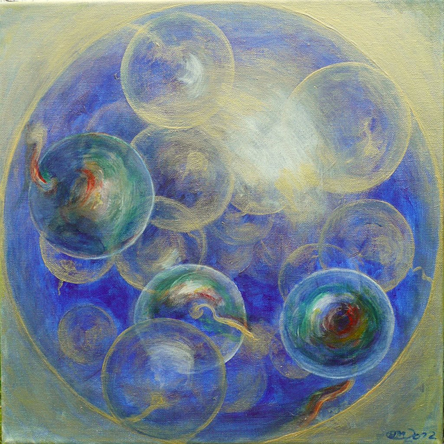 Goldenes Multi-Blasen-Universum