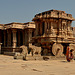 Stone chariot. Vittala Temple Complex