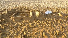 Castle made of sand
