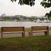Twin benches on the bay / Bancs jumeaux sur la baie - 16 août 2009.