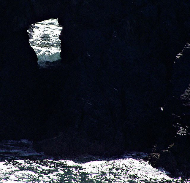 The hole in the cliff