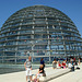 The dome on top of the Bundestag