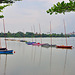 Sailingboats on the Inya Lake in Yangon