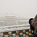Snowing over Forbidden city