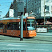 Frankfurt Tram, Picture 3, Edited Version, Frankfurt, Hesse, Germany, 2011