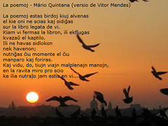 la poemoj - Os poemas - Mário Quintana, versio de Vitor Mendes