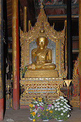 Buddha's place in the jumping cats monastery