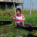 Intha boy in a floating garden