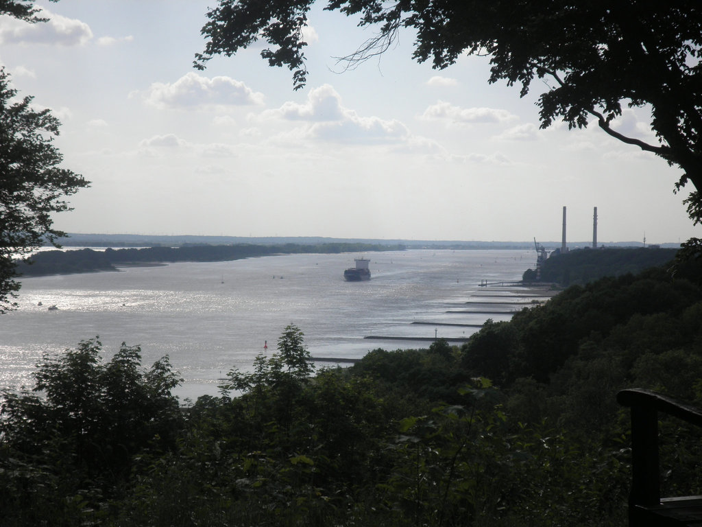 Panorama auf die Elbe